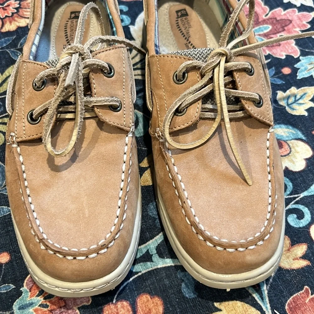 Women’s White Mountain, sailor, leather boat shoes - Picture 4 of 10